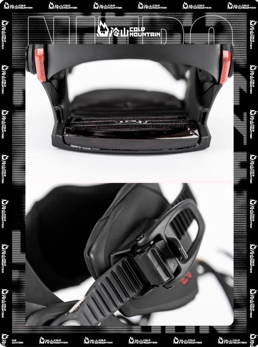 冷山雪具NITRO单板固定器TEAM PRO全能滑行刻滑固定器男女款2526 商品图3