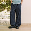 森马休闲裤男冬季仿牛仔宽松弧形裤2025新款垂感松弛阔腿裤子流行 商品缩略图1