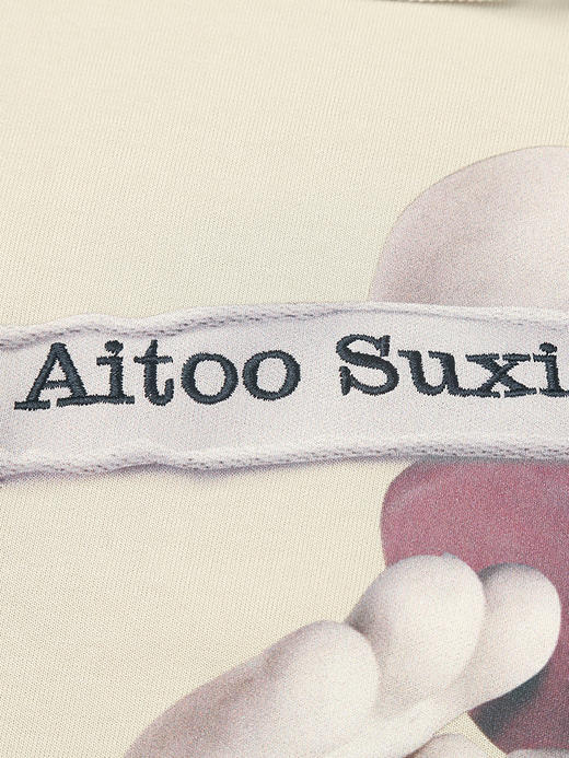 卡通兔子印花连帽卫衣女 春秋季宽松显瘦套头衫 休闲减龄上衣 商品图3