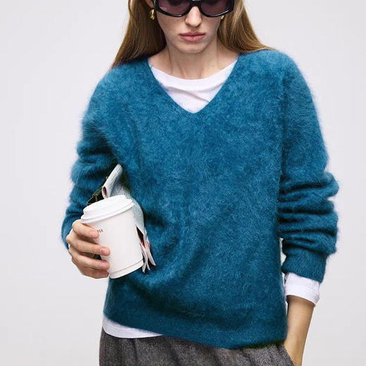 it hut 拉毛2.0升级版羊毛针织衫 圆领/V领 无缝一体工艺 软糯舒适 20色可选 商品图10