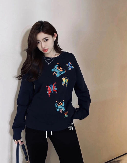 驴家 走秀款经典七彩斑斓蝴蝶卫衣 男女同款（SS） 商品图3