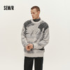 森马毛衫男冬艺术感撞色抽象迷彩提花针织衫2025新款潮流情侣毛衣 商品缩略图0