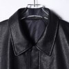58802SDSA男士秋冬新款痞帅男装高级感纯色拉链皮衣夹克百搭时尚外语 商品缩略图2