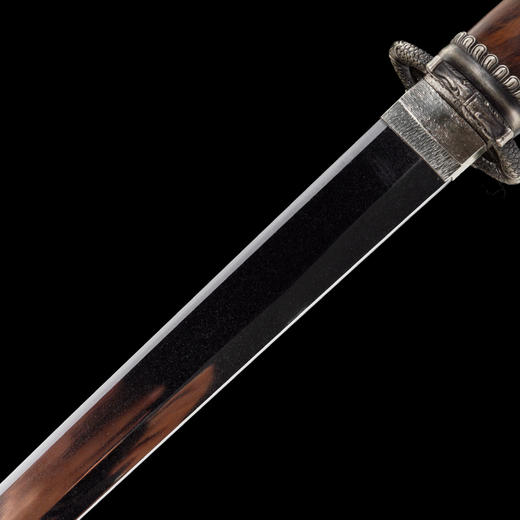 忠义唐刀 短款 汉唐收藏刀剑 龙泉沈广隆宝剑一体刀剑 未开刃 商品图5