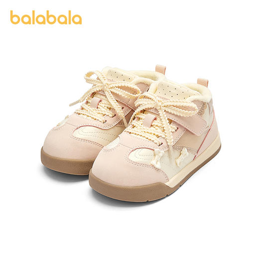 巴拉巴拉宝宝稳步鞋女童板鞋加绒秋冬2025新款阿甘鞋 商品图4