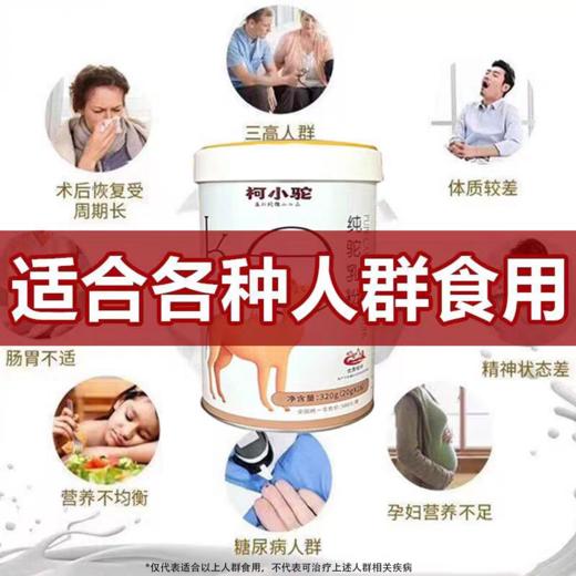 柯小纯·驼乳粉	320g  新疆正宗驼乳 全家营养补充早餐冲饮 商品图2