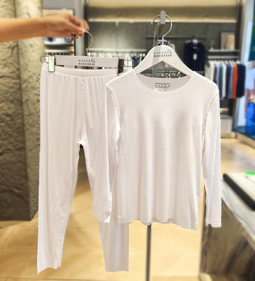 【天然零碳莫代尔随型裁】SCHIESSER德国舒雅女童零碳莫代尔无痕随型裁打底保暖套装36/26172W 商品图0