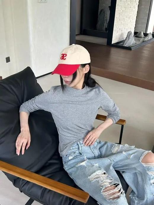 耐尔 糯米棉感小立领拉绒打底衫 W4080 商品图0