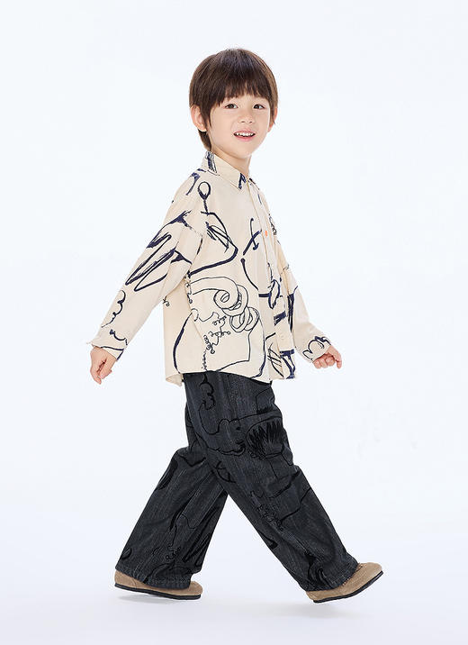 jnby   25年秋款  牛仔长裤 1P9E10440 商品图4