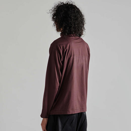 KAPTAIN SUNSHINE Suvin Cotton Suede超长绒苏文棉宽松半高领T恤 商品图1