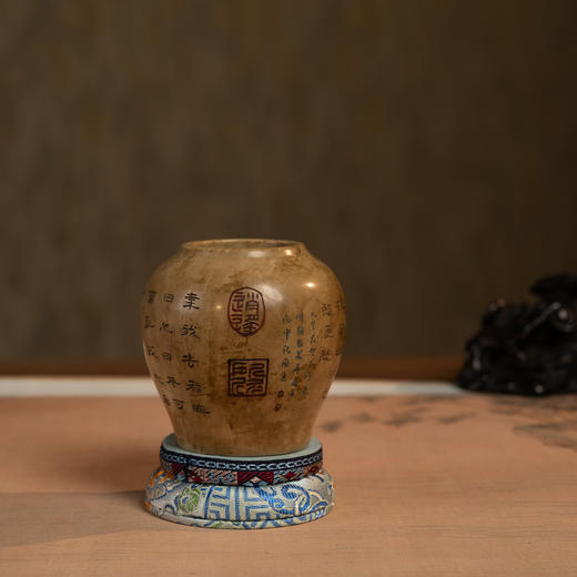 清	寿山石诗文水盂 商品图1