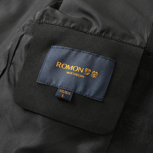 【满印款】罗蒙春夏时尚休闲外套男百搭商务夹克男外套防风夹克男士外套 商品图4