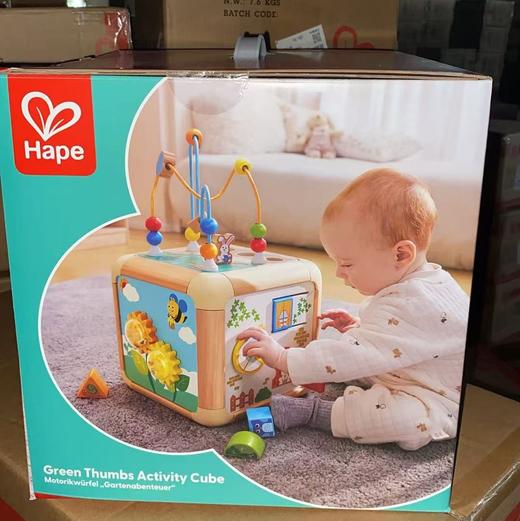 hape胡萝卜游戏盒六面体益智早教婴幼儿安抚玩具新生宝宝礼物 商品图4
