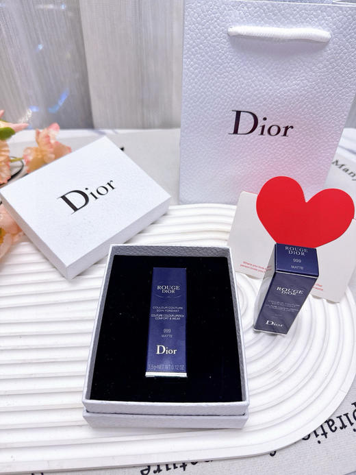 ［Dior999口红正装］实拍迪奥烈焰蓝金口红 商品图2