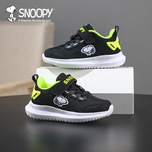 SNOOPY史努比儿童秋季网面透气运动鞋男女童休闲鞋26-37 商品图2