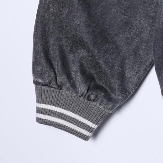 SDSA男士秋冬新款痞帅男装复古宽松棒球领夹克拼接设计小众外套 商品图4