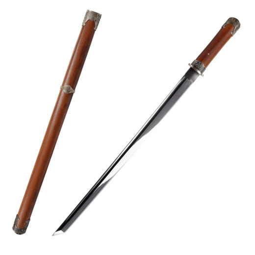 山海玄鸟刀 汉唐收藏刀剑 龙泉沈广隆宝剑一体刀剑 未开刃 商品图6