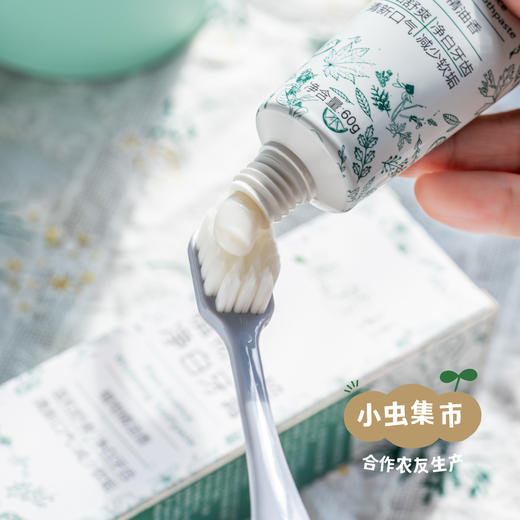 植萃精粹净白牙膏 60g/支 | 合作农友生产，产自广州，生产商：顾莉俊 ＆【公平贸易农人定价】 商品图2