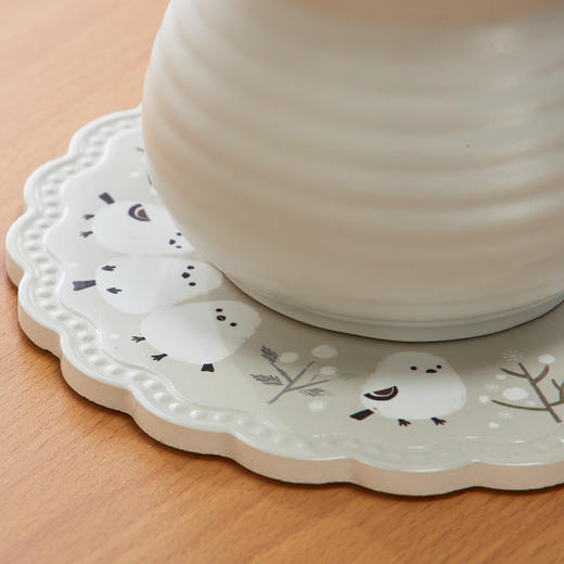 桌面隔热垫陶瓷软木垫餐杯垫 小肥啾 商品图4