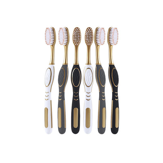 【家庭组合套装】新款软毛细丝宽头牙刷超软高密刷毛深入护龈清洁成人 商品图4