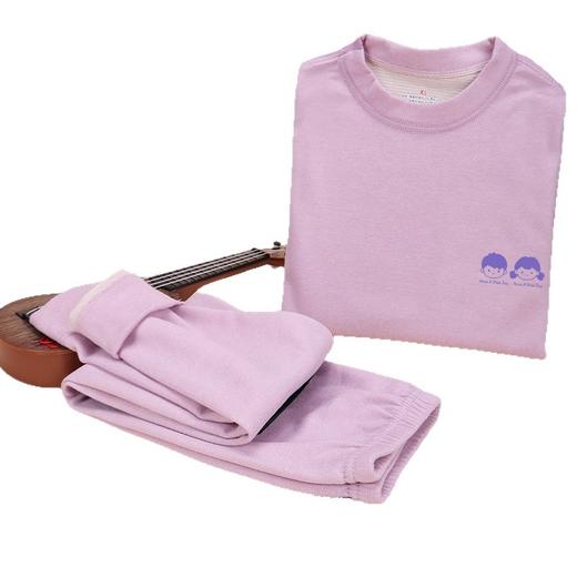 【秋冬羊毛蚕丝保暖内衣套装】儿童青少年中领秋衣秋裤睡衣 商品图4