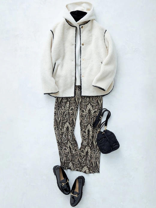 23区日系春季通勤宽松版圆领套头长袖针织毛衣内搭毛衫商场同款 商品图4