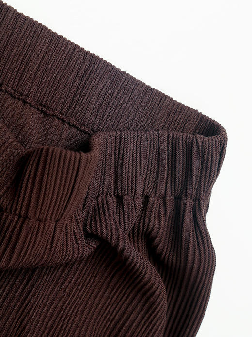 复古风针织半身裙女秋冬 高腰显瘦开叉中长款一步裙 百搭纯色包臀裙 商品图2