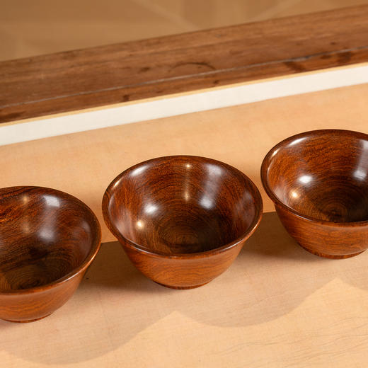 黄花梨整挖碗成套（一套四只） 商品图2