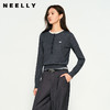 NEELLY纳俪商场同款秋季新款复古百搭假两件针织衫女气质通勤毛衣N25094A04623 商品缩略图0