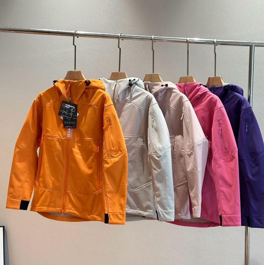 情侣款三防加绒抓绒冲锋衣外套092307 商品图2