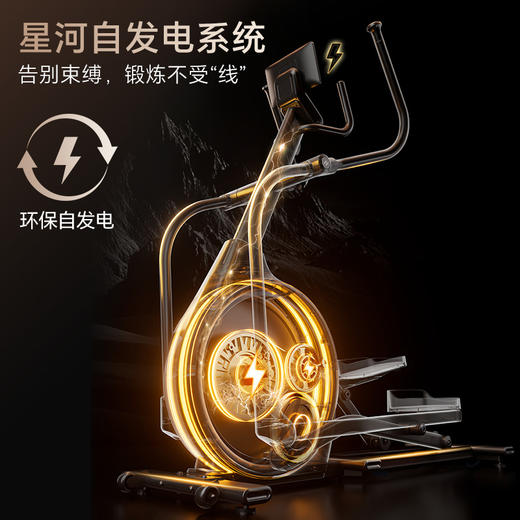 舒华（SHUA）椭圆机家用高端静音椭圆仪太空漫步机登山机健身房健身器材ET6 商品图2