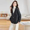 SC21-9735-2582025秋冬漂亮大码外套显瘦遮肉胖mm秋装上衣2025新款高级感开衫女 商品缩略图1