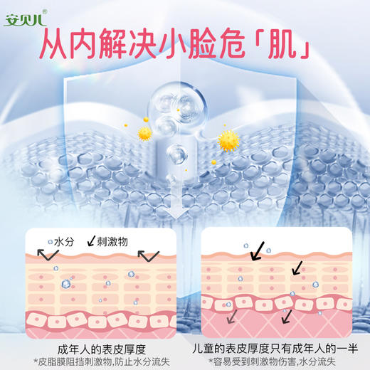 安贝儿  儿童保湿雪融霜50g 商品图4