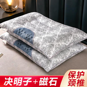 决明子磁石枕头护颈成人单双人家用男女学生宿舍单只枕芯一对新款新品