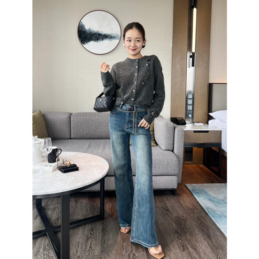 2509404   重工“繁星”手工钉珠开衫 商品图10