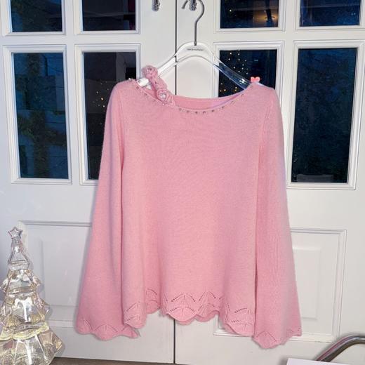 【大货捡漏，不退不换】  【浪漫芳华】重工长袖蕾丝时尚百搭打底衫上衣2025新款 商品图1