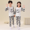 【儿童秋衣秋裤纯棉套装】 保暖内衣中小童家居服男女通打底睡衣暖绒 商品缩略图1