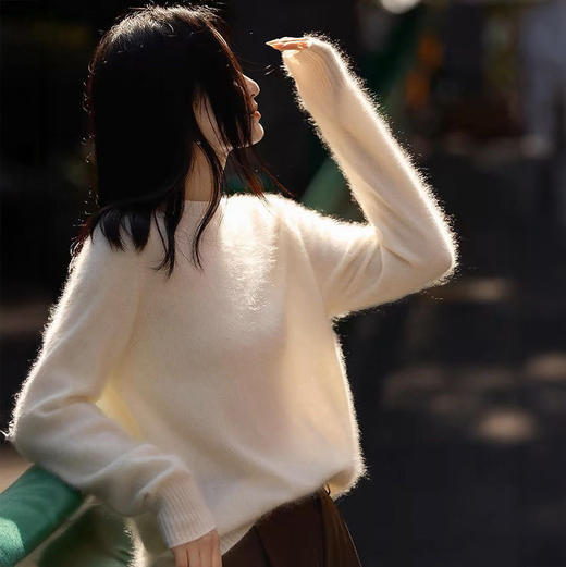 it hut 拉毛2.0升级版羊毛针织衫 圆领/V领 无缝一体工艺 软糯舒适 20色可选 商品图7