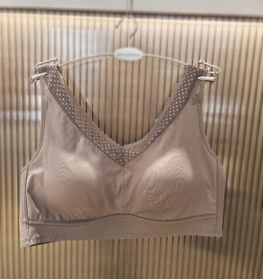 【大码全罩杯】SCHIESSER德国舒雅女士大码薄款无钢圈收副乳养护全罩杯文胸21/24973B 商品图3