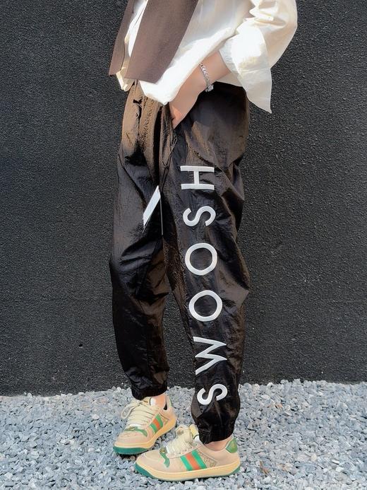 耐家 Sportswear Swoosh 刺绣logo印花运动梭织长裤 商品图2