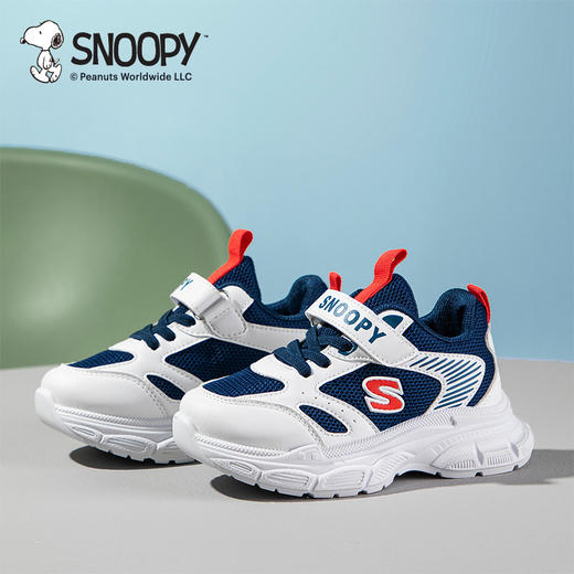 SNOOPY史努比儿童运动鞋网鞋秋季跑步鞋运动鞋 舒适软底26-37 商品图1