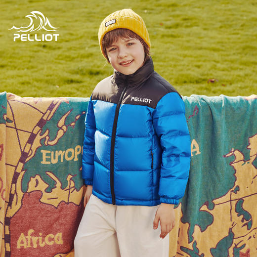 伯希和儿童羽绒服650蓬鹅绒新款防风防污加厚男童女童保暖外套 商品图0