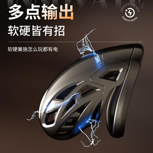 【情趣用品】谜姬 驯龙高手 贞操锁SM【控价产品，先联系负责人沟通，再申请白名单】 商品图3