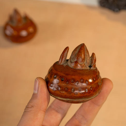 清	竹雕荸荠（一对） 商品图3