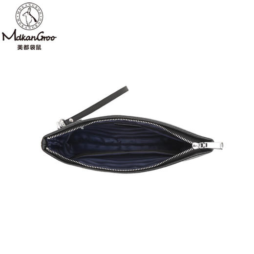 美都袋鼠美都袋鼠休闲夹包出行赠礼MDYB701-A 黑色 商品图6