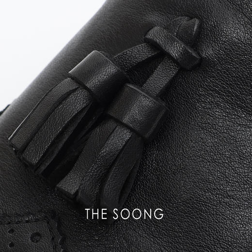 THESOONG/毛毛拖一脚蹬百搭平底加绒包头半拖HWZB7922 商品图1