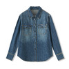 WL 2512708复古牛仔衬衫显瘦小众薄款外套 商品缩略图4