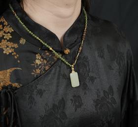 【会员专享】一鸣惊人碧玉水晶沉香手链