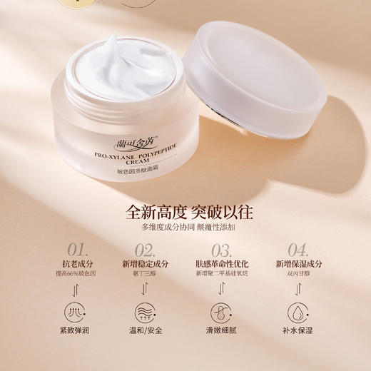 【焕新升级2.0 】lkc兰可舍芮玻色因多肽面霜 明星k老成分玻色因升级+66%  黑绷带平替 商品图2