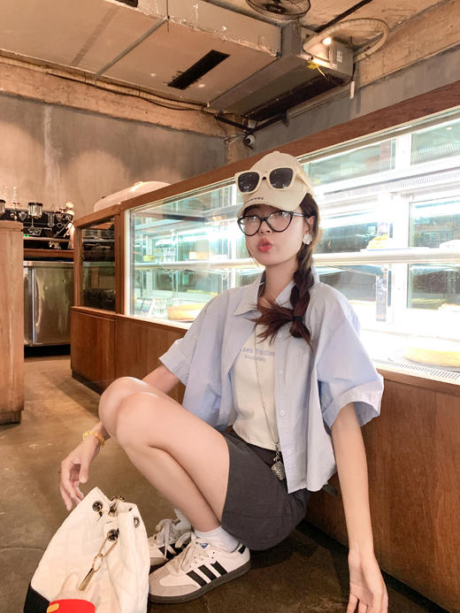 【149元任选2件】最后一波现货！蓝色宽松衬衫 商品图9